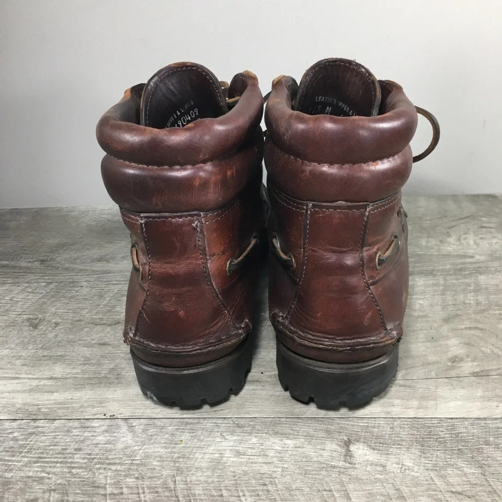 Timberland Chukka Gore-Tex Brown Leather Men’s Moc Toe Rugged Boots Size 11.5
